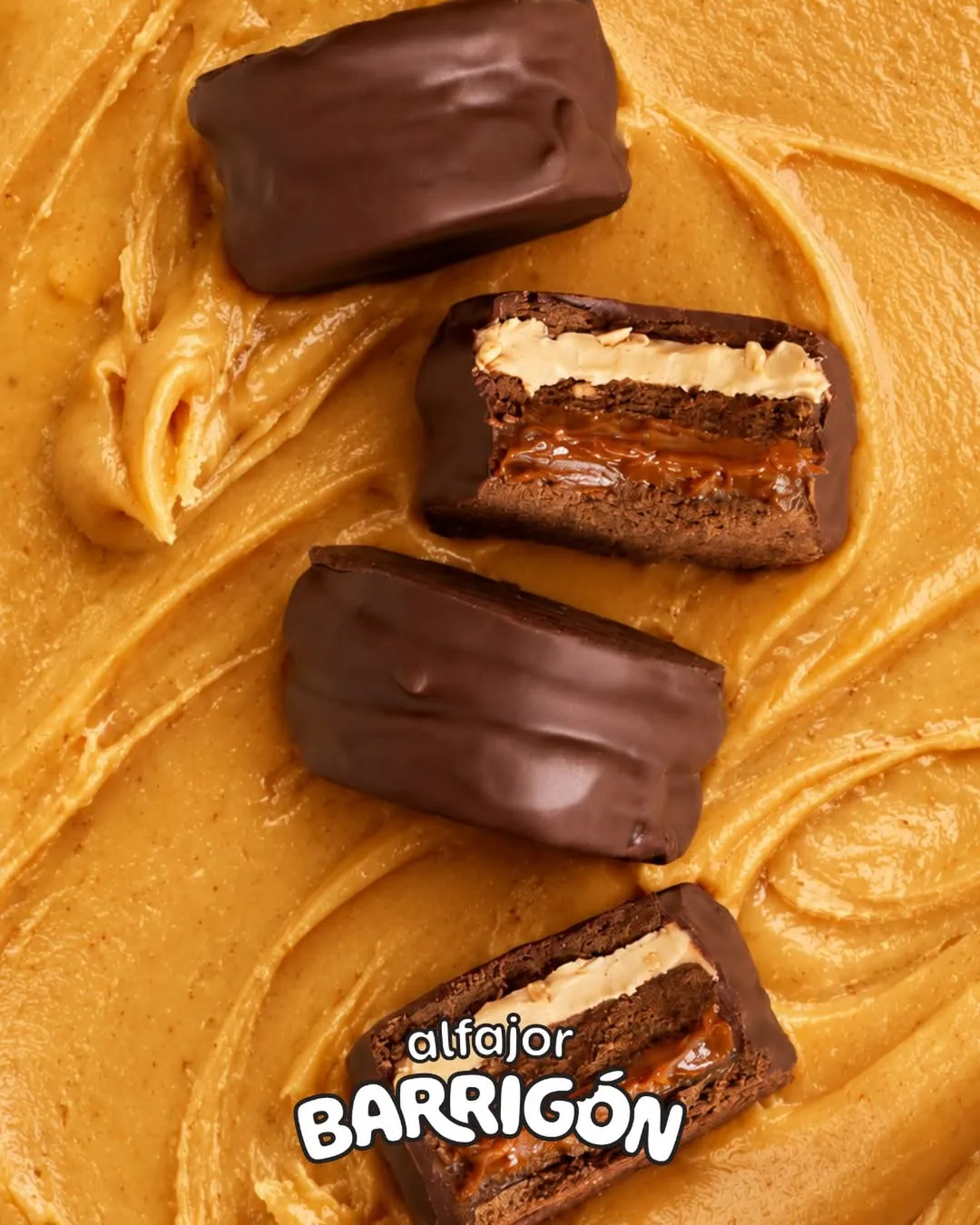 Triplazo maní y dulce de leche